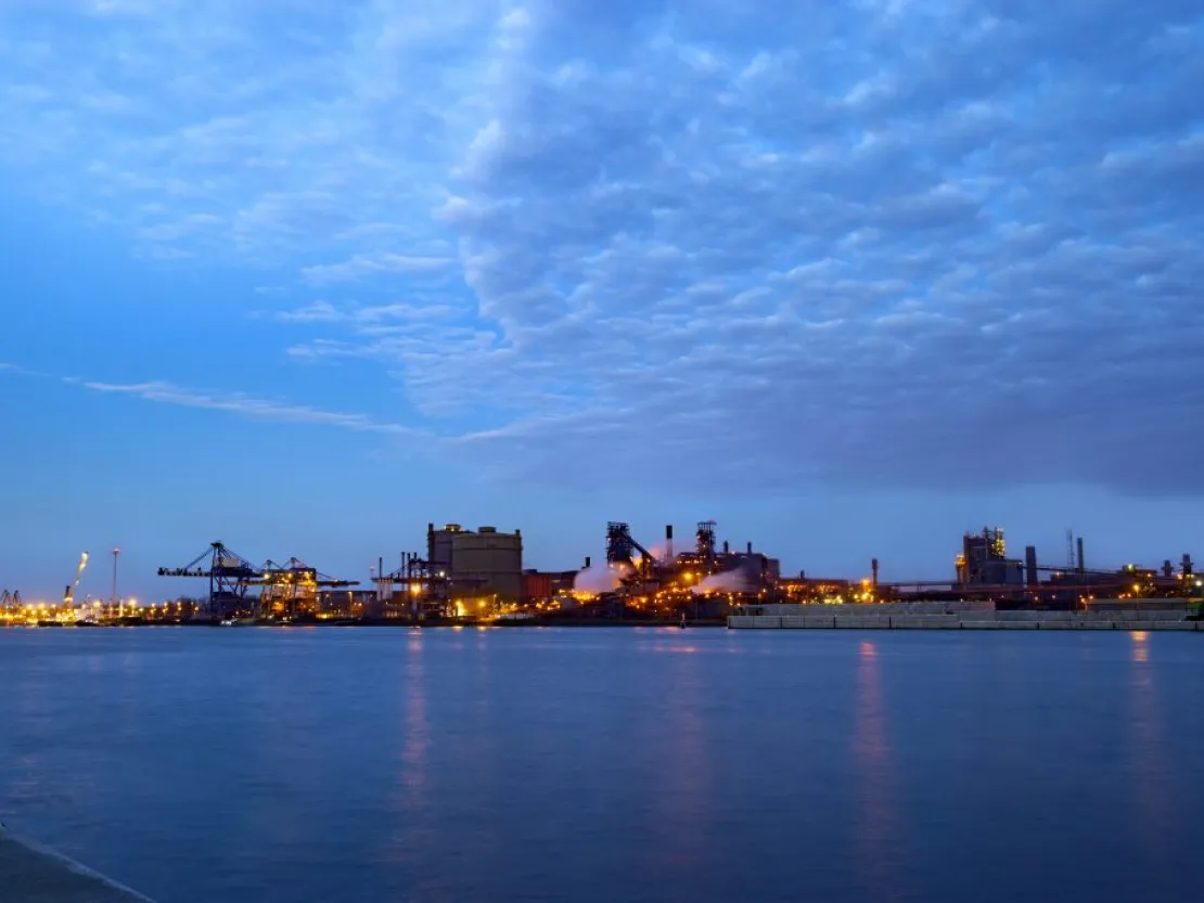 ArcelorMittal Gent by night