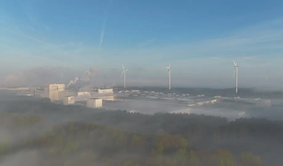 Site Gent in de mist